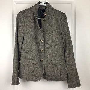 Gap Wool Blend Tweed Blazer